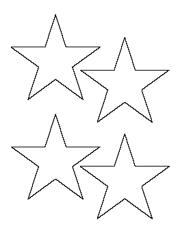 4 Inch Star Pattern