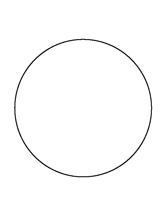 Printable 7 Inch Circle Template