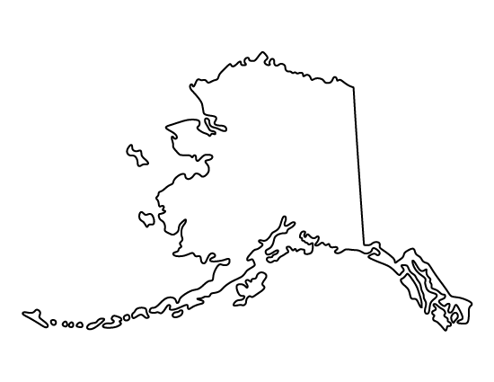 Printable Alaska Template