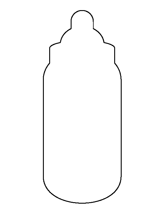 Baby Bottle Template