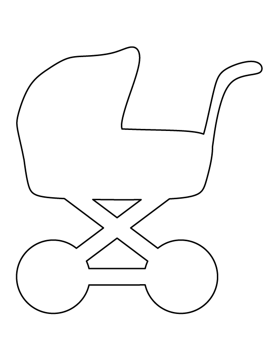 Baby Carriage Template