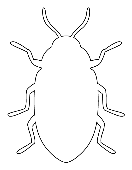 Printable Beetle Template