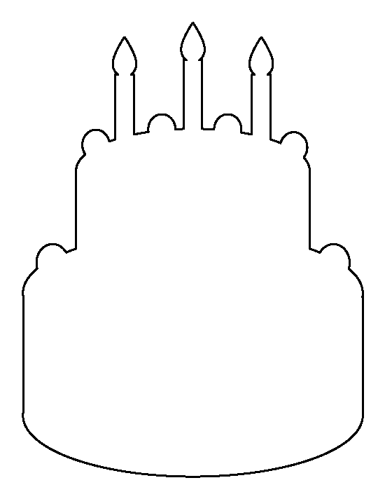 Birthday Cake Template