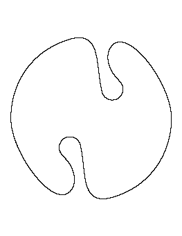 Bubble Letter N Pattern
