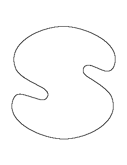Bubble Letter S Pattern