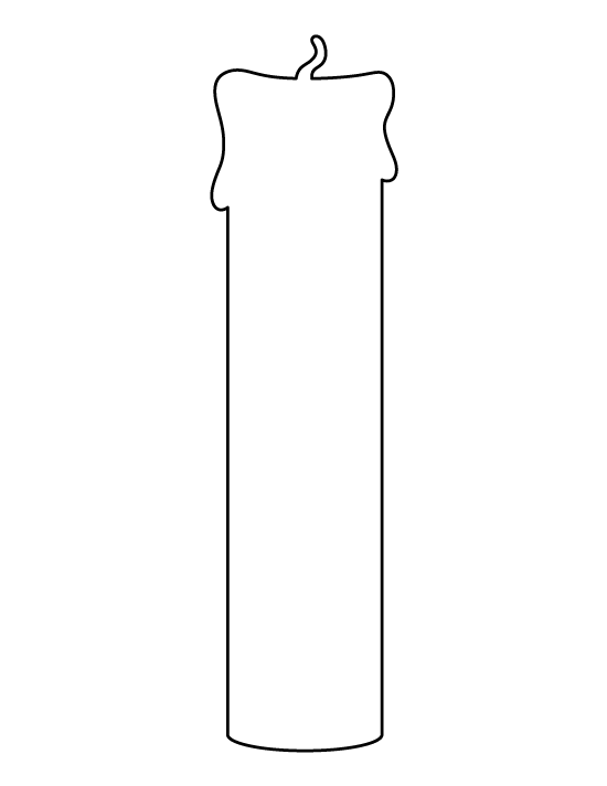 Printable Candle Template