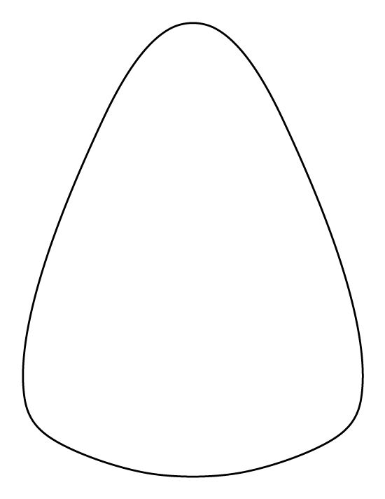 Printable Candy Corn Template