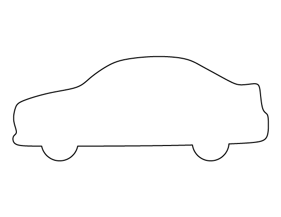 Printable Car Template Cut Out Free Printable Templates