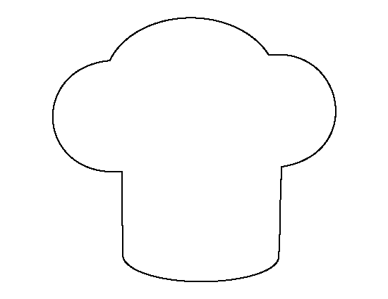 Chef Hat Template