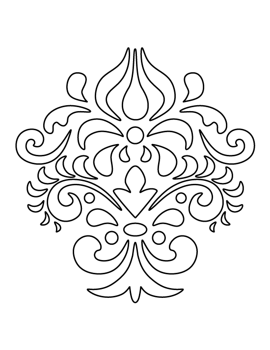 Damask Template