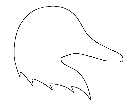 Duck Head Template