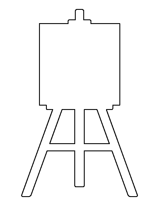 Easel Template