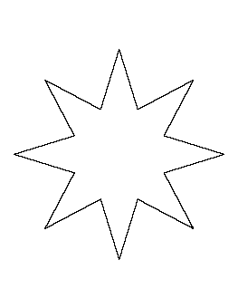 Eight Point Star Pattern