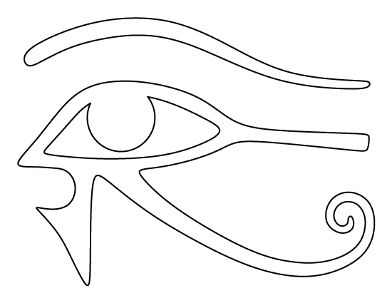 Eye of Horus Template