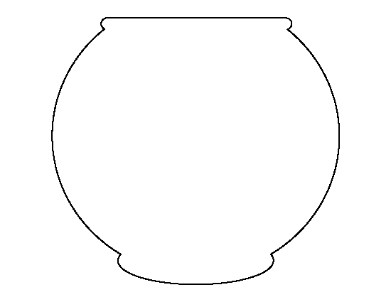 Printable Template Of A Fish Bowl