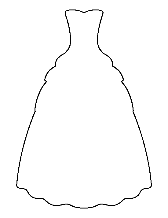 Printable Gown Template