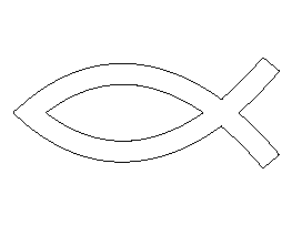 Jesus Fish Pattern