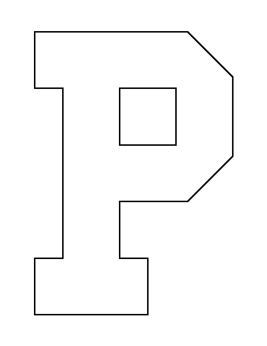 Letter P Template