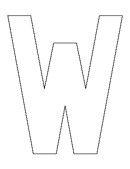 Letter W Pattern