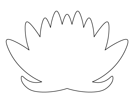 Lotus Flower Template Free Printable Templates Printable