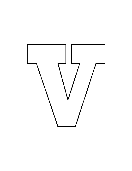 printable-lowercase-letter-v-template