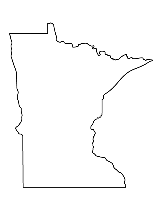 Printable Minnesota Template