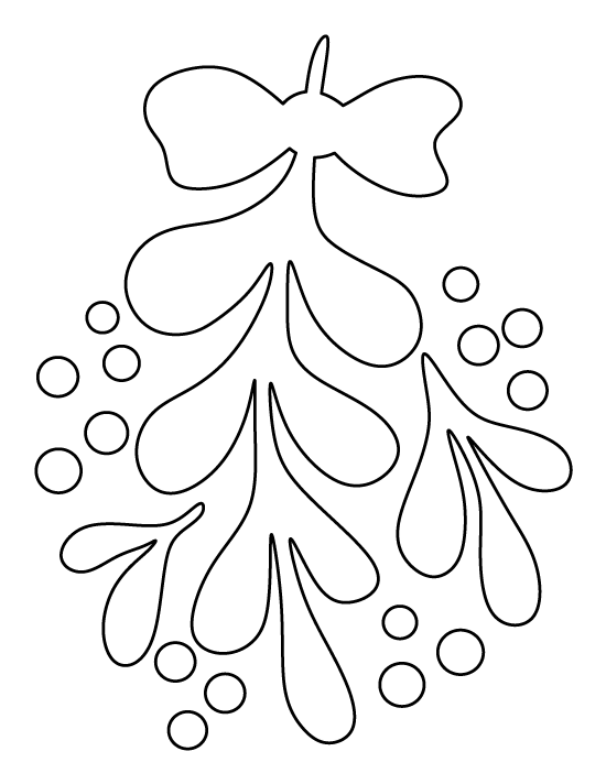 Mistletoe Template