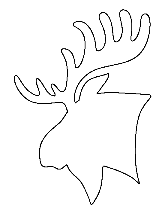 Moose Head Template