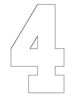 Number 4 Pattern