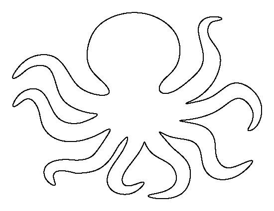 Printable Octopus Template