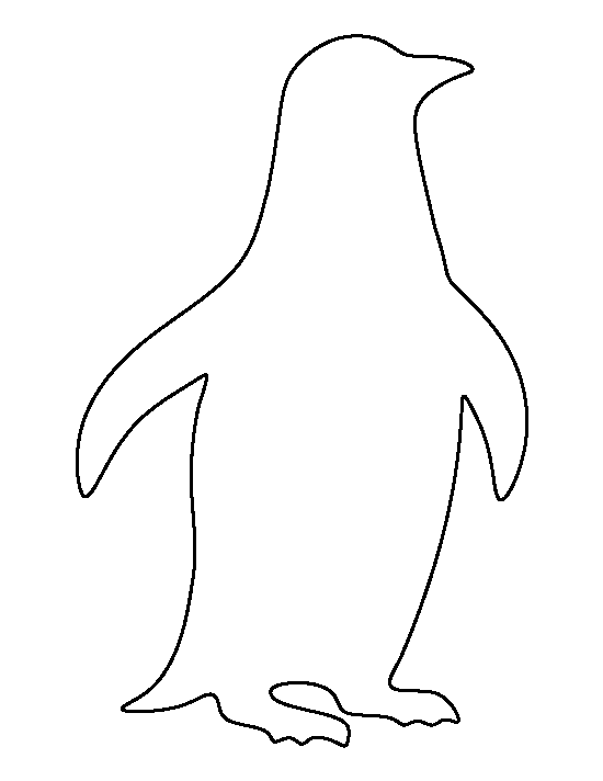 Printable Penguin Template