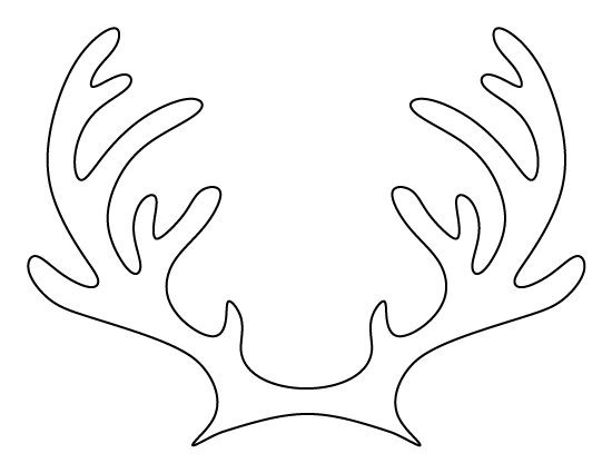 Reindeer Antlers Template