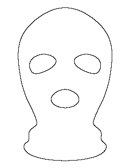 Robber Mask Pattern