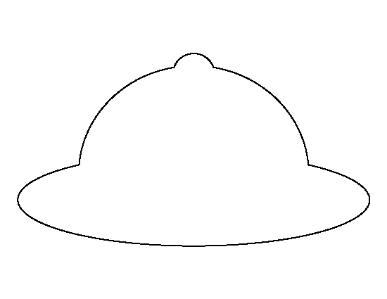 safari hat coloring pages for kids - photo #4