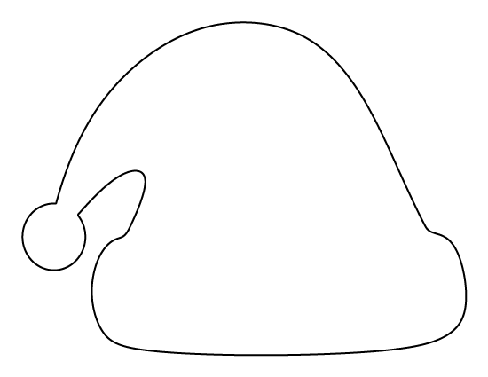 Santa Claus Hat Template