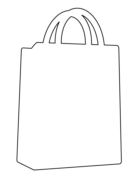 Template Of A Bag