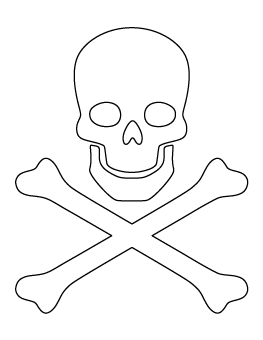 Skull and Crossbones Pattern