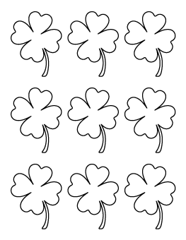 Small Four Leaf Clover Pattern