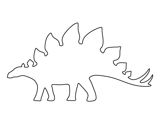 Stegosaurus Template