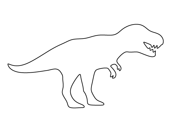 T rex Outline Printable Printable Word Searches