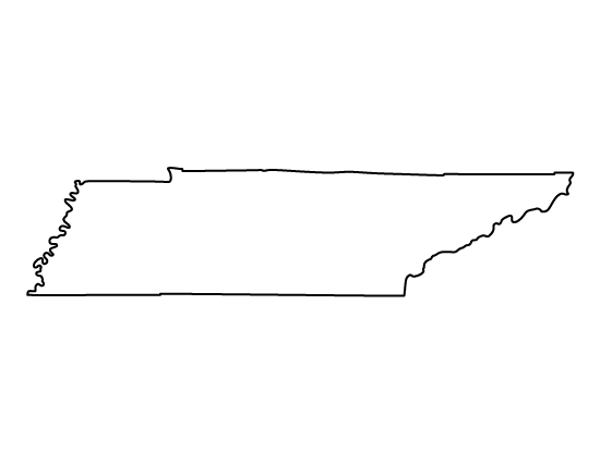 free clipart map of tennessee - photo #9