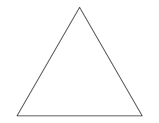 Printable Triangle Template
