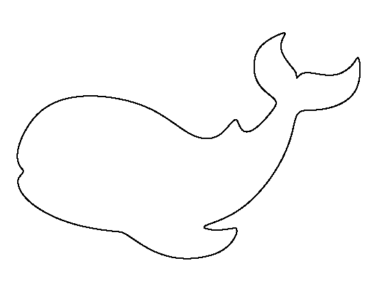 Printable Whale Template