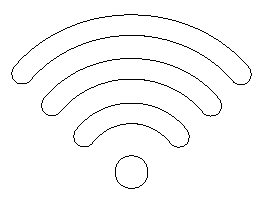 Wifi Symbol Pattern