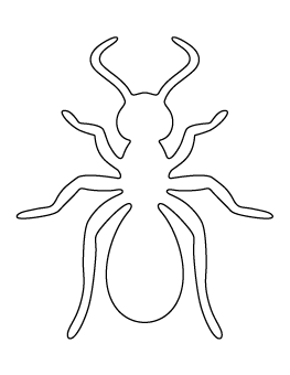 bug template for kids