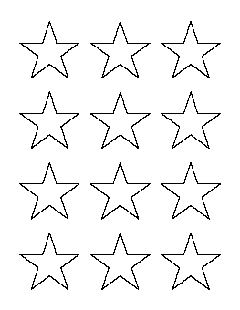 2 Inch Star Pattern
