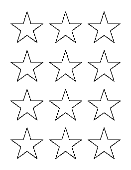 small star templates printable