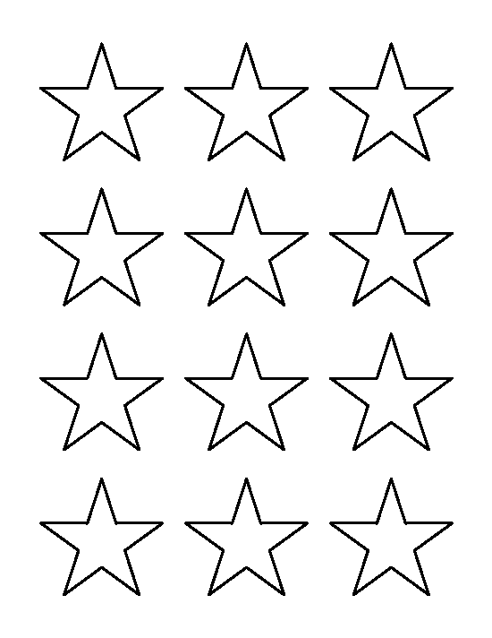 2 Inch Star Template