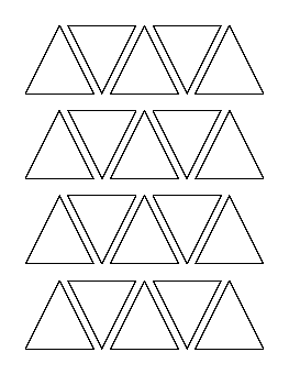 2 Inch Triangle Pattern