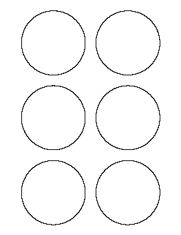 3 Inch Circle Pattern